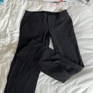 athleta pants 6p black